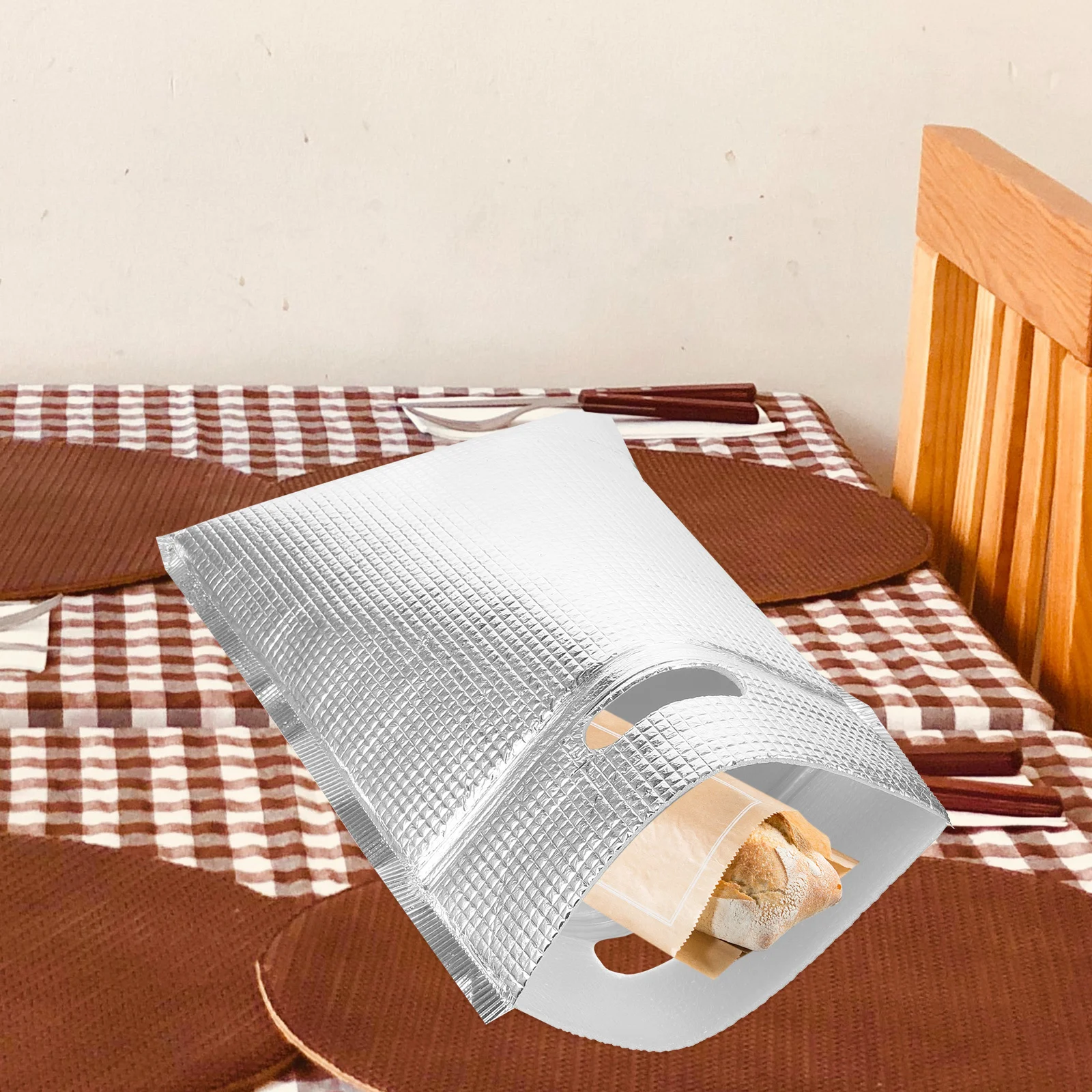 

10Pcs Reusable Sandwich Bag Insulated Aluminum Foil Snack Pouch for School Work Travel Compact Candy Chocolate Gift Holder