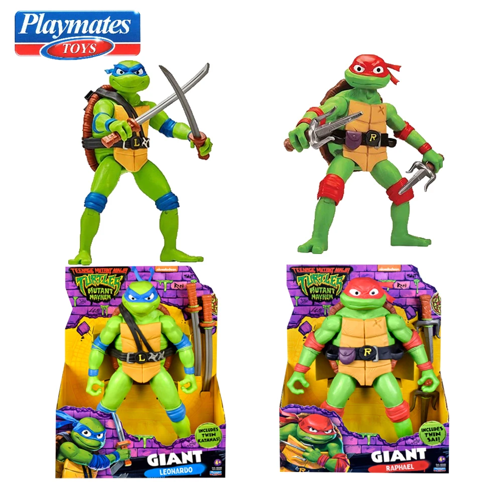 

Genuine Playmates Teenage Mutant Ninja Turtles action Figure Movie Version Animated Game Peripheral Happy Birthday Boys Gifts