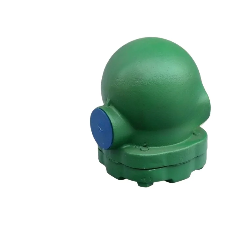 Leverage type spherical float steam trap for continuous drainage with no steam leakage and high energy efficiency