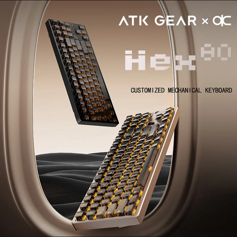 2025 ATK Hex80 Magnetic Switch Gaming Keyboard 8k Polling Rate 0.005RT Precision Mechanical Keyboard For Boys Birthday Gift