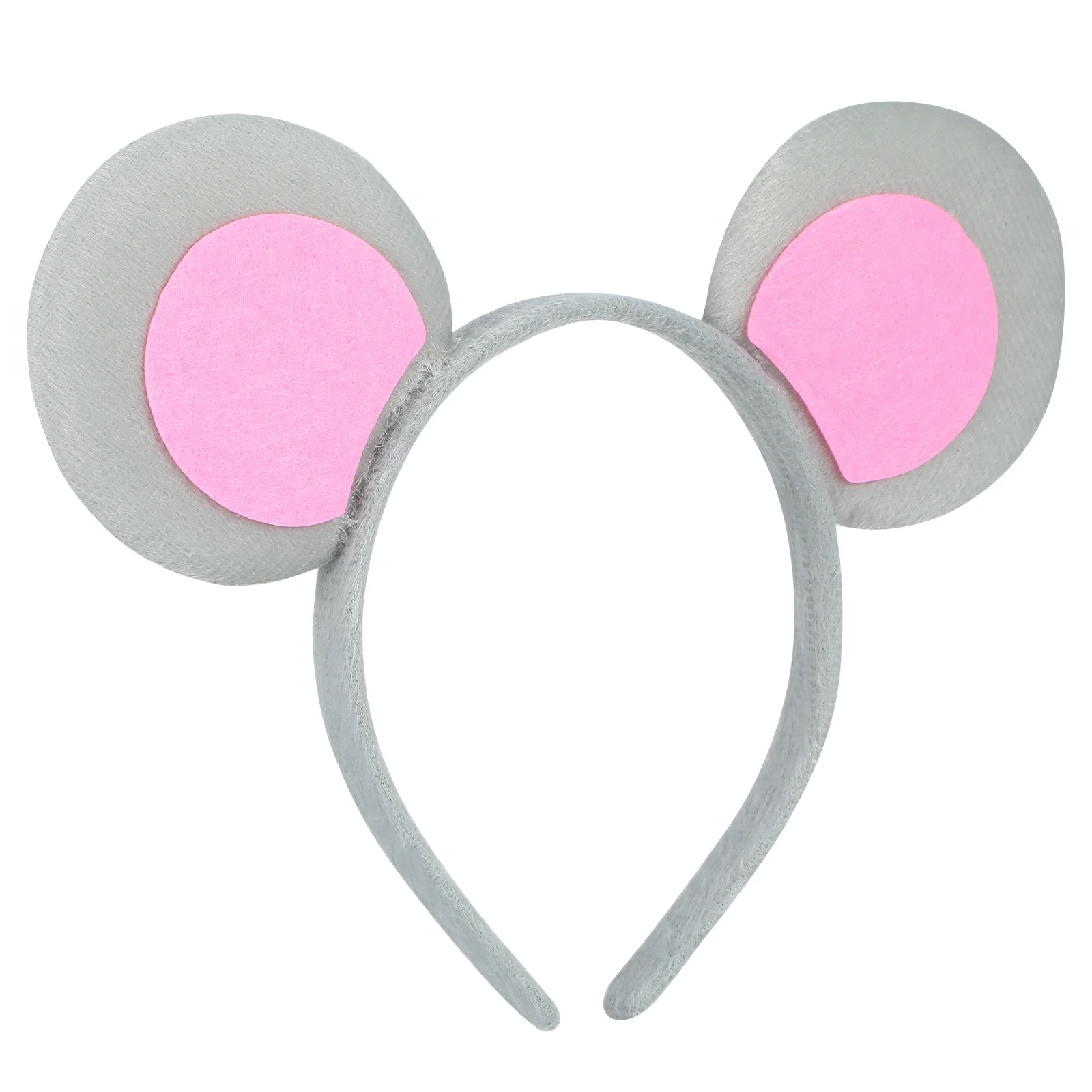 

Adorable Mouse Headband with Realistic Ears Design for Halloween Costume Party Wear Comfortable Animal Ear Hairband for Stage