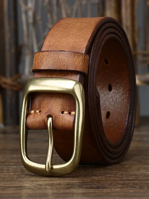 メンズ-38-センチ幅-新しいスタイルのベルト-ヴィンテージ-トップレイヤー-純粋な牛革-ジーンズベルト-韓国-多用途-本革バックル