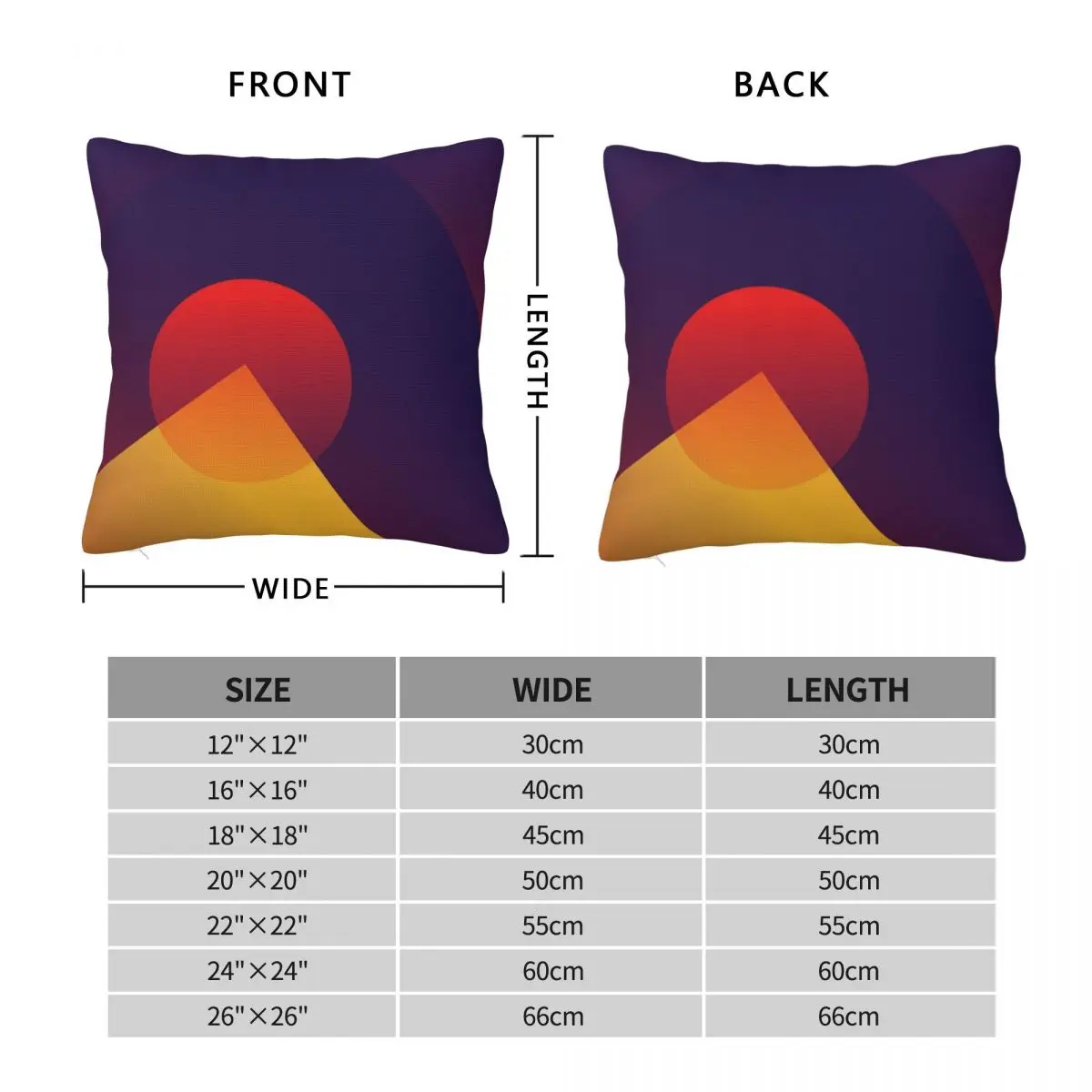 Red Glow Square Pillowcase Polyester Linen Velvet Printed Zip Decor Throw Pillow Case Sofa Cushion Case 18