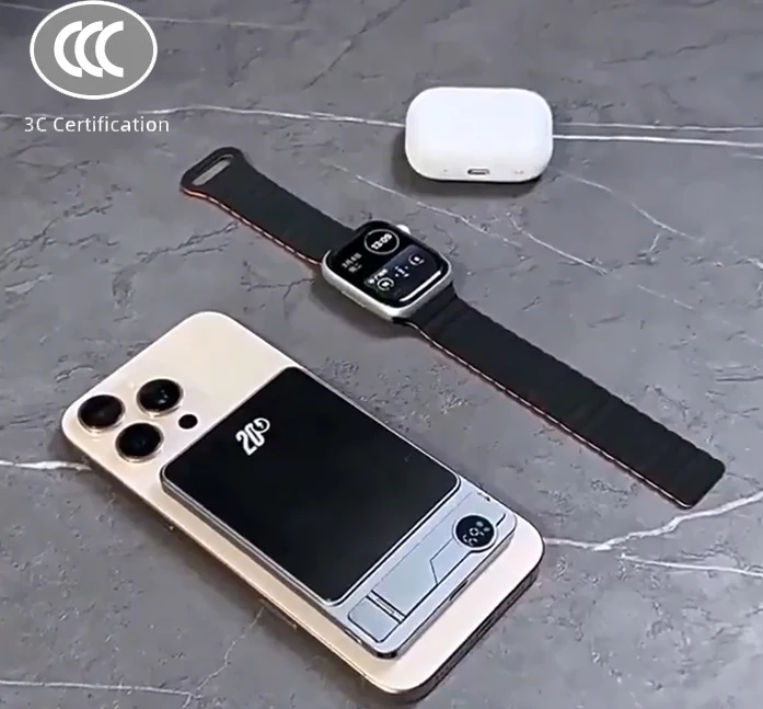 

[Certyfikat CCC] 5000 мАч/10000 мАч Магнитный внешний аккумулятор для iPhone xiaomi samsung oneplus Mecha Металлический внешний аккумулятор