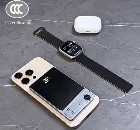 [Certyfikat CCC] 5000 мАч/10000 мАч Магнитный внешний аккумулятор для iPhone xiaomi samsung oneplus Mecha Металлический внешний аккумулятор