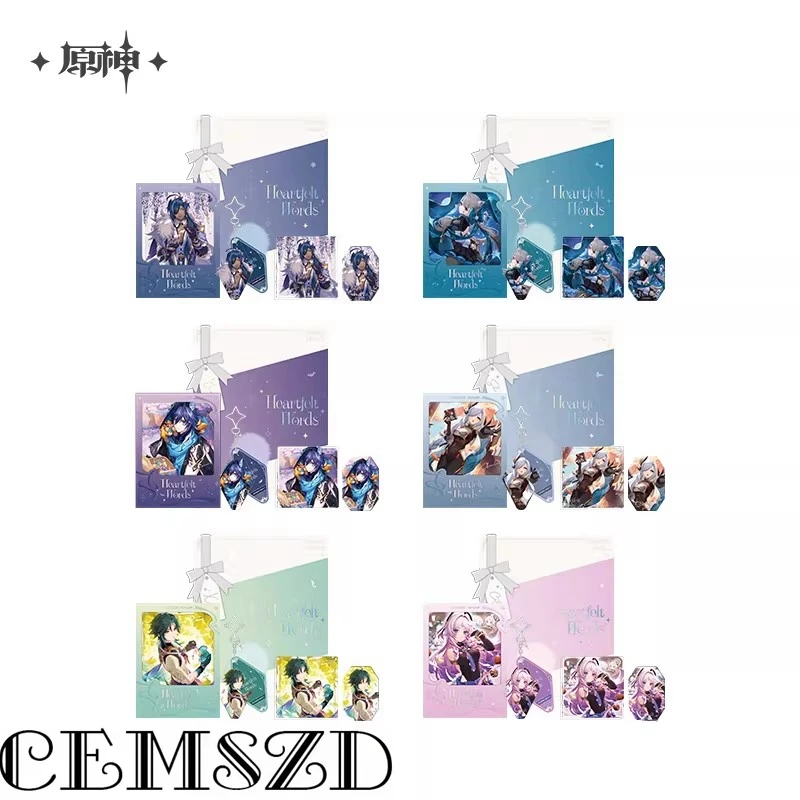 

[Genuine] miHoYo Game Genshin Impact Xiao Citlali Lynette Heartfelt Words Series Cosplay Gift Box Set Anime Cartoon Accessories