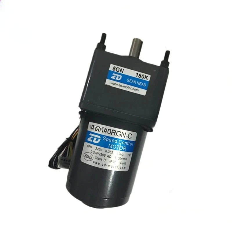 

ZD 40W 220V AC Speed Motor 5IK40RGN-C-5GN180K