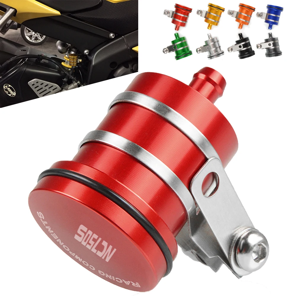 

Motorcycle Accessories For HONDA NC750 NC750S NC 750S 2014 2015 CNC Rear Brake Fluid Reservoir Clutch Tank Oil Fluid Cup Cover