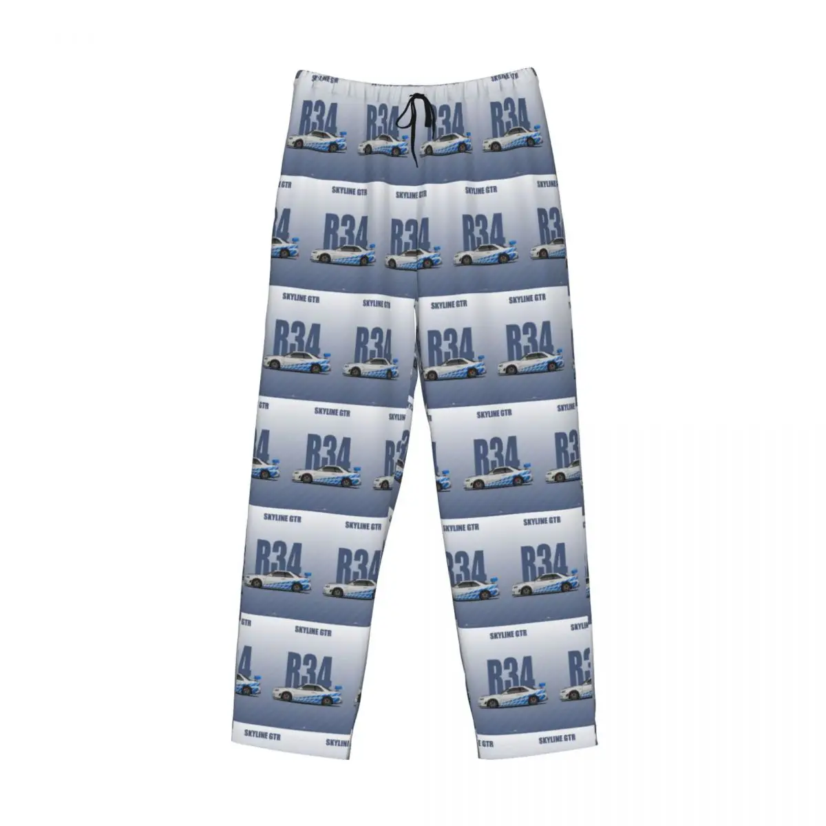 

Custom Skyline GTR R34 Pajama Pants Men Sleepwear Sleep Lounge Bottoms with Pockets