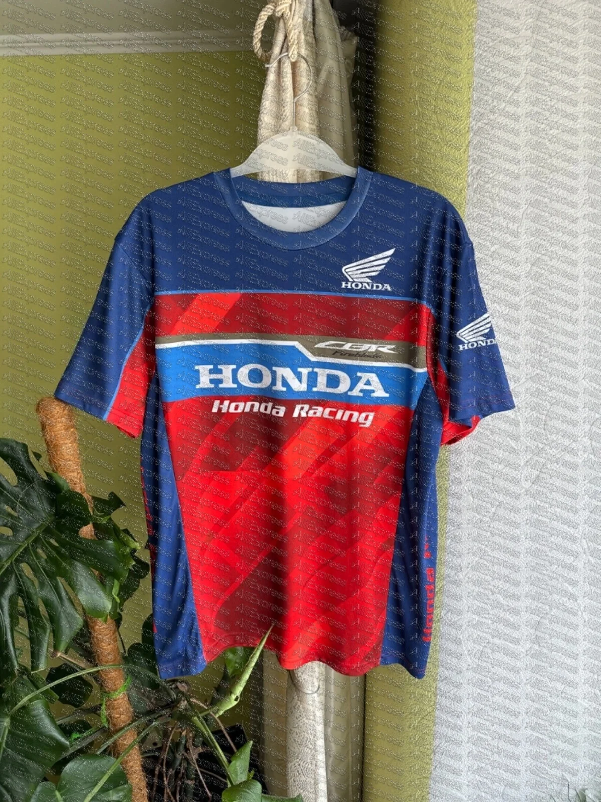 

Футболка Honda HRC Team Racing для любителей мотоциклов, дышащая, впитывающая пот, летняя спортивная одежда для велоспорта для мужчин