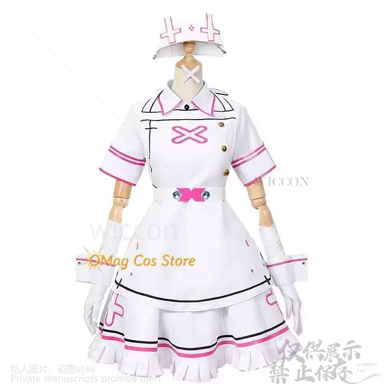 Sukoya Kana Cosplay Anime Virtual YouTuber Costume Nurse Uniform Dress Lolita Sexy Cute For Girls Halloween Party Customized