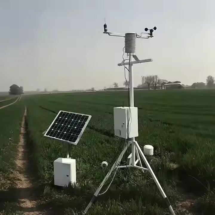 Professional Outdoor Automatic Wireless Weather Station for Solar Pv Environmental Agriculture Hydrology Meteorological