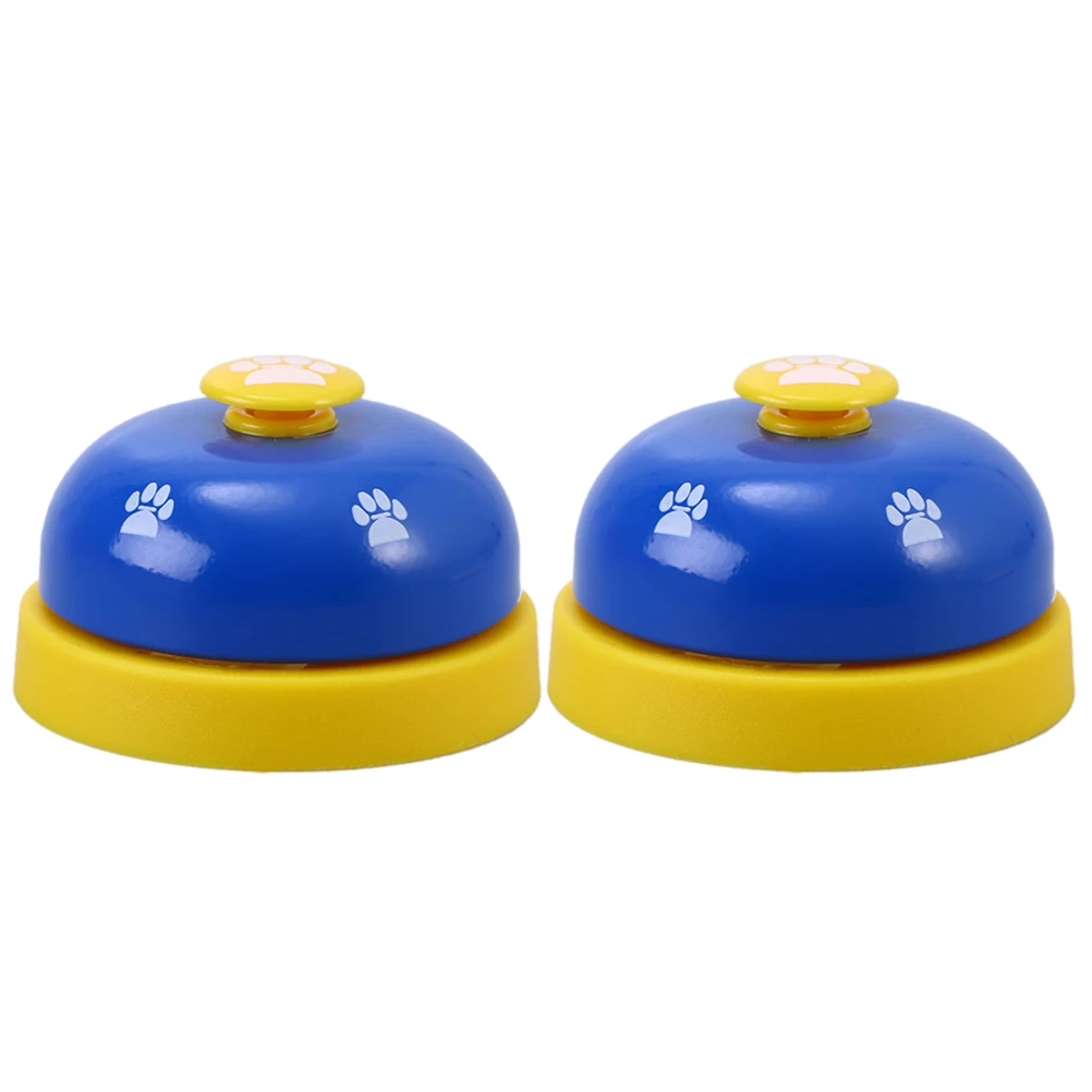 

2Pcs Training Bells for Dogs Footprint Design Potty Alert Communication Tool Pet Behavior Teaching Aid Red