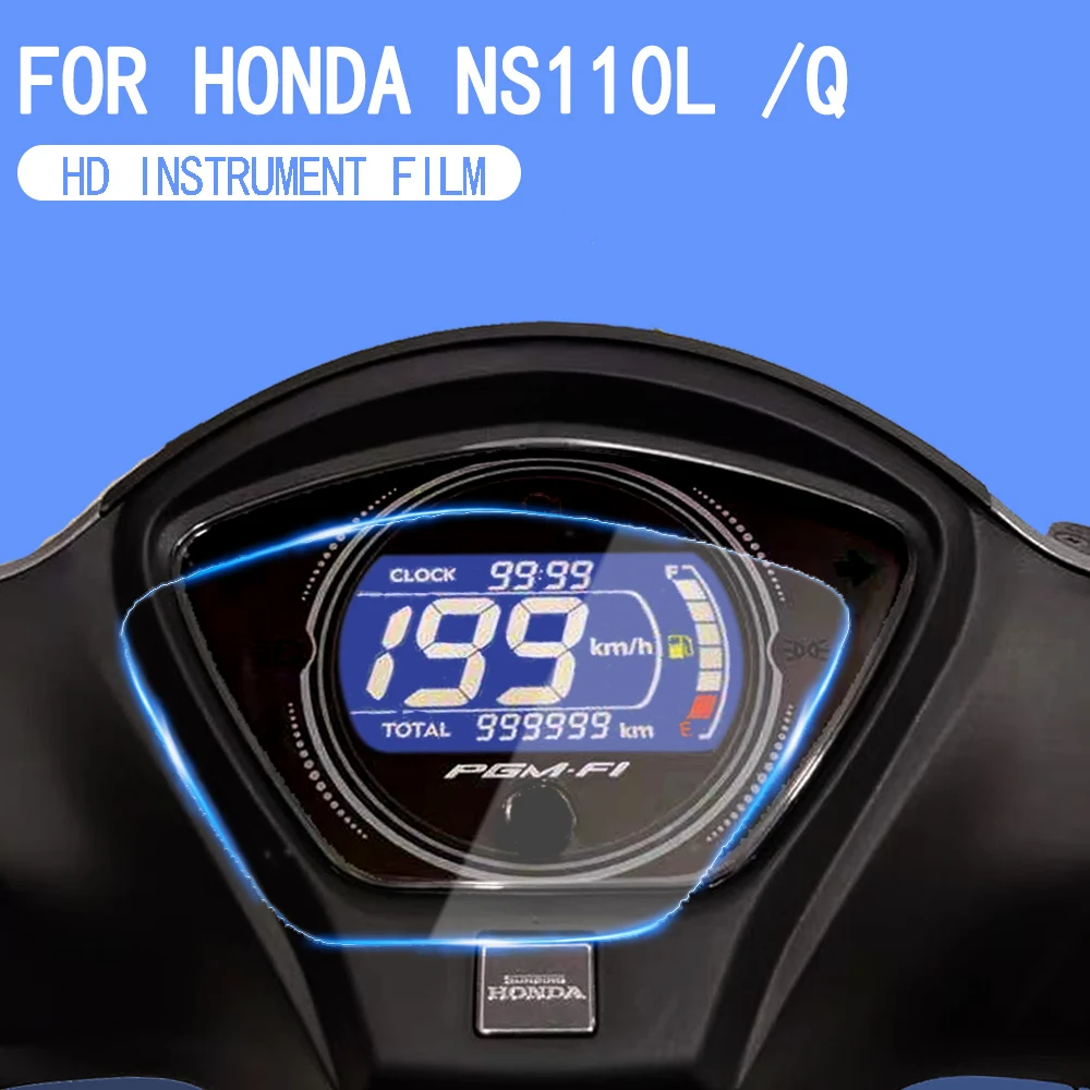 Voor NS110L 110Q Motoraccessoires elektronisch dashboard HD beschermfolie Krasfilm Screen Protector