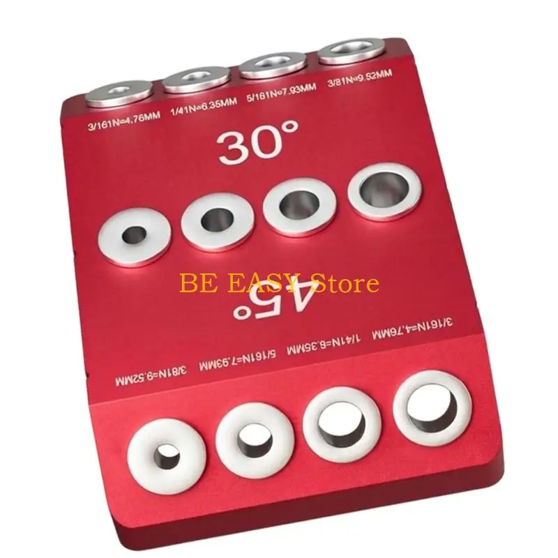 

E28F Accuracy Drilling Guide Fixture With 4 Hole Sizes For Stair Railings
