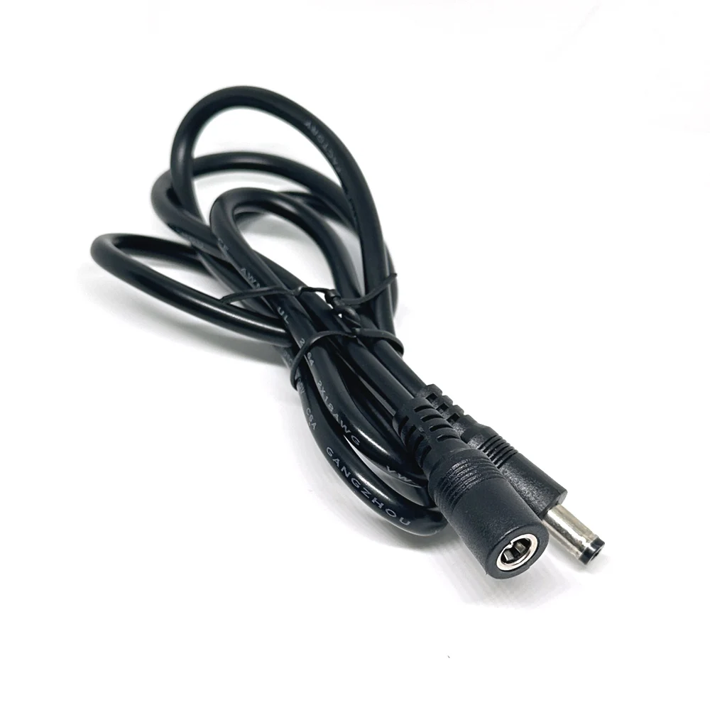 DC Power Cable 5.5mm x 2.1mm DC Cable 12V 18AWG Extension Cord Male Female DC Cable For CCTV Camera LED Lights