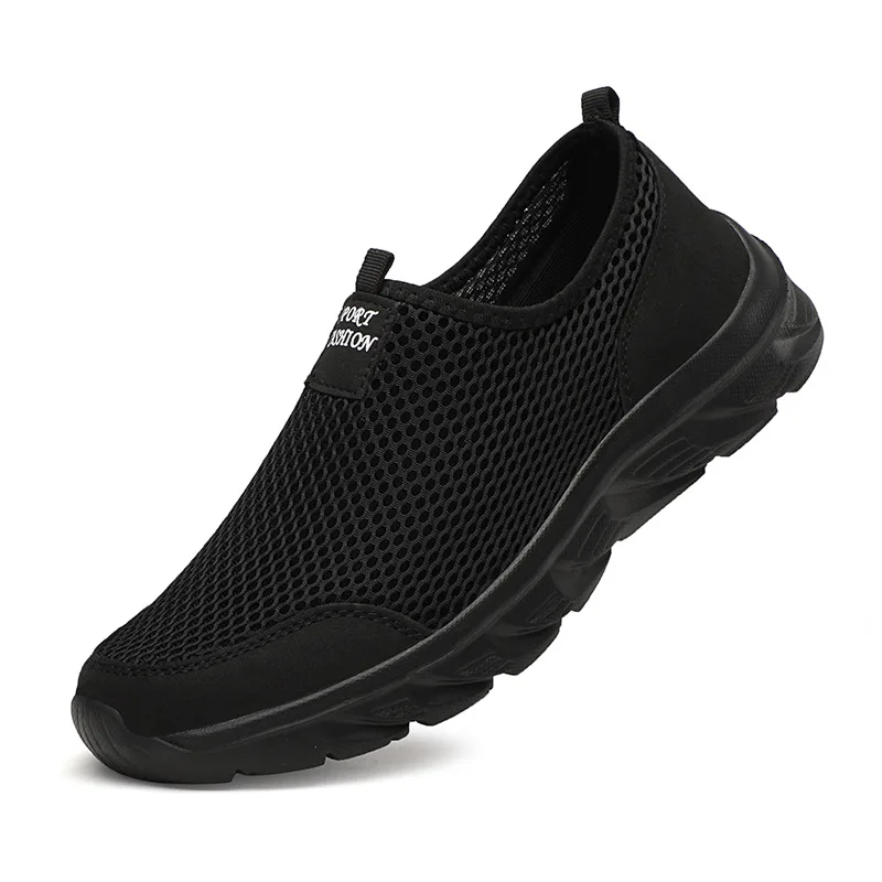 

Men's Shoes Mesh Sneakers Summer Lightweight Men Running Shoes Slip on Couple Casual Shoes Outdoor Flat Women Loafers Size 38-48