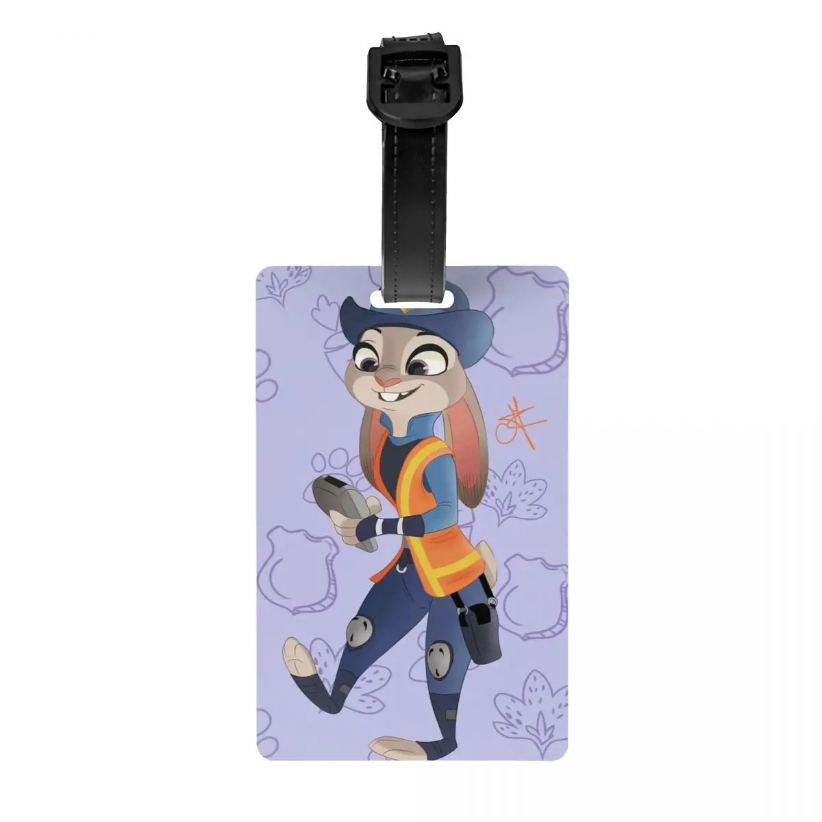 

Custom Judy Luggage Tag With Name Card Zootopia Cute Cartoon Privacy Cover ID Label for Travel Bag Suitcase