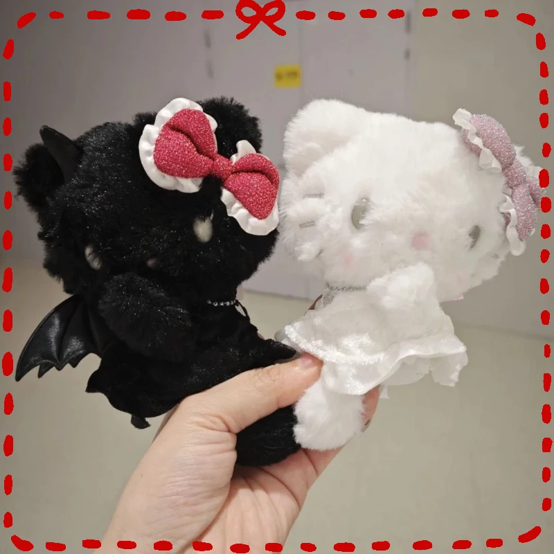 

Kawaii Kt Cat Angel Demon Series Plush Doll Pendant Girl Heart Gift Doll Key Chain Pendant Girl Christmas Birthday Present