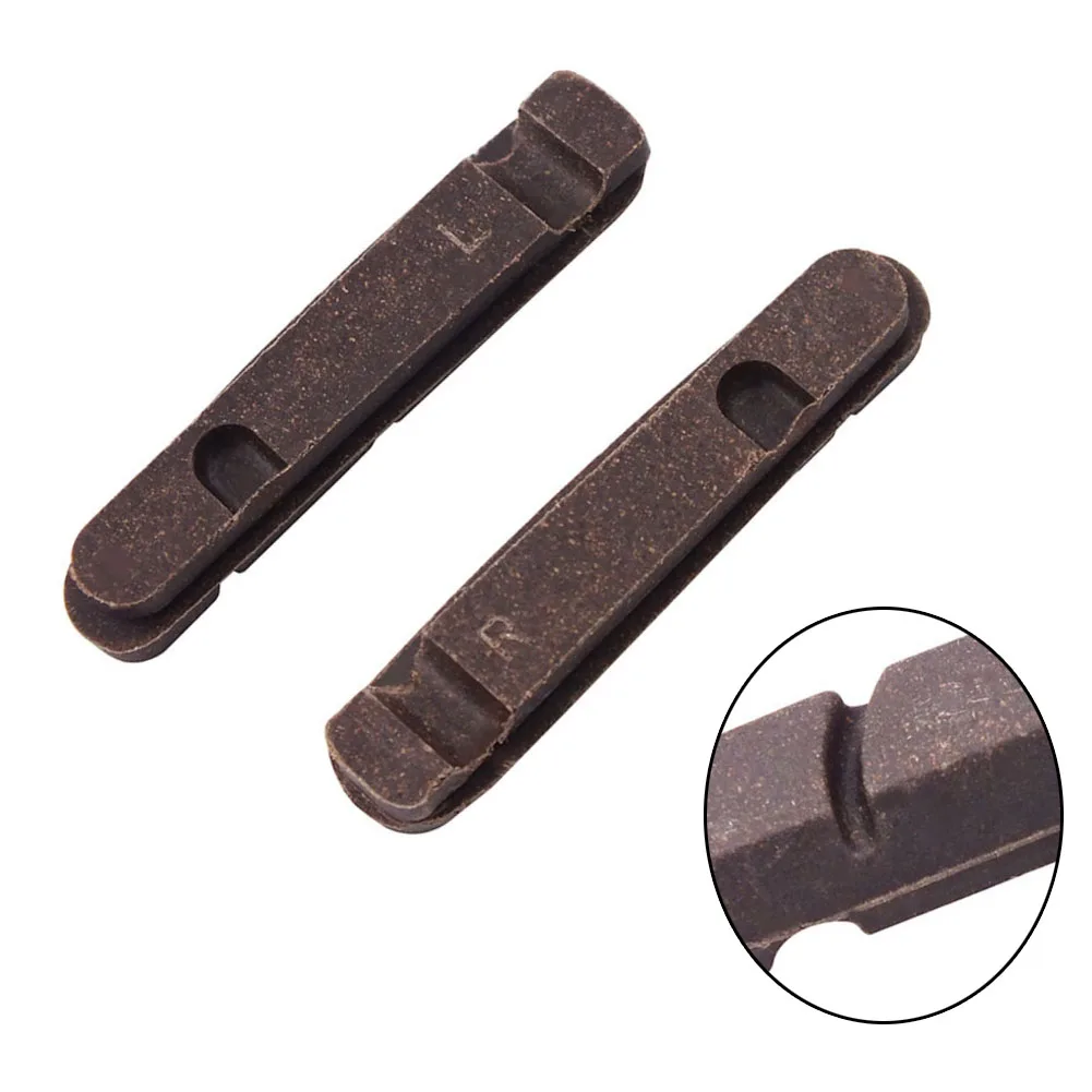 

Road bike brake pad set for carbon fiber rim brakes suitable for 105 V brake system made with cork and rubber material