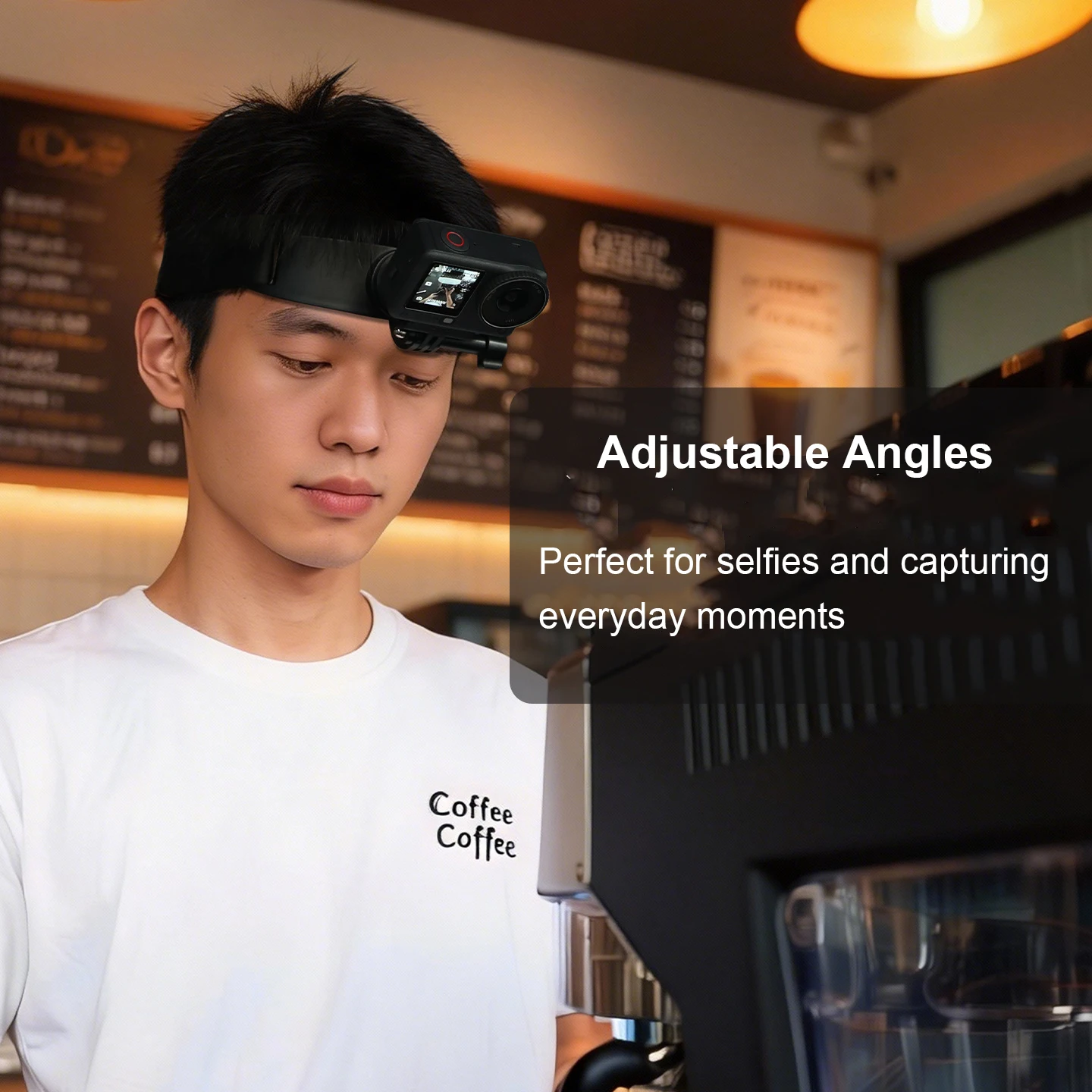 

Head strap mount for DJI Action 6 sports camera hands-free quick-release recording for dji action6 head-mounted bracket ​