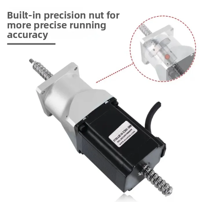 NEMA34 Through-hole Ball Screw Linear Stepper Motor High Thrust Precision Reciprocating Linear Actuator Motor