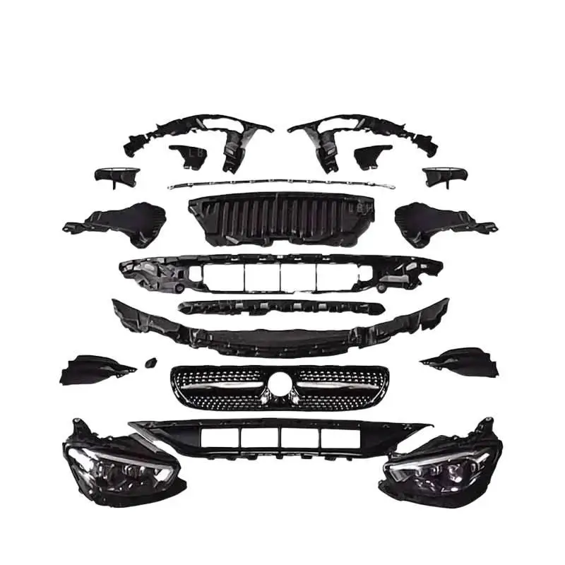 

Auto Tuning Accessories Body Kit for W213 16-20 Upgrade 21 Front Lamp PP Material Surround Kits Large Surround