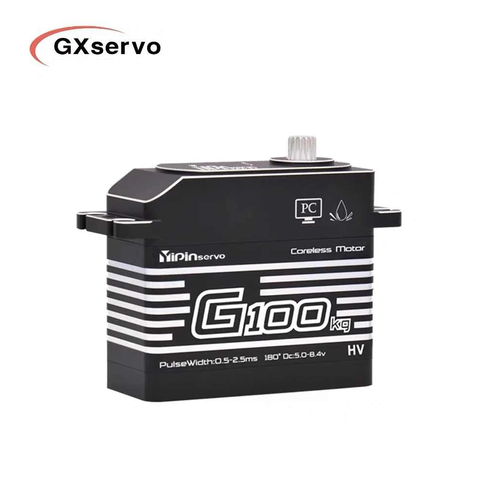 GX GXservo 100kg servo digital de grande torque BAJI 1/5 servo de carro 0236 caminhão de óleo direção ROVAN