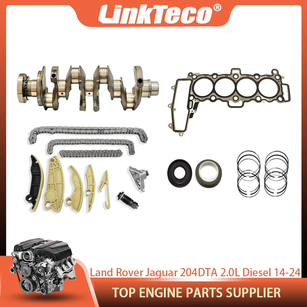 Fit Land Rover Discovery Sport Jaguar E-PACE XE 2.0L Diesel Timing Chain Kit Crankshaft Head Gasket 204DTA 204DTD AJ200D 14-24