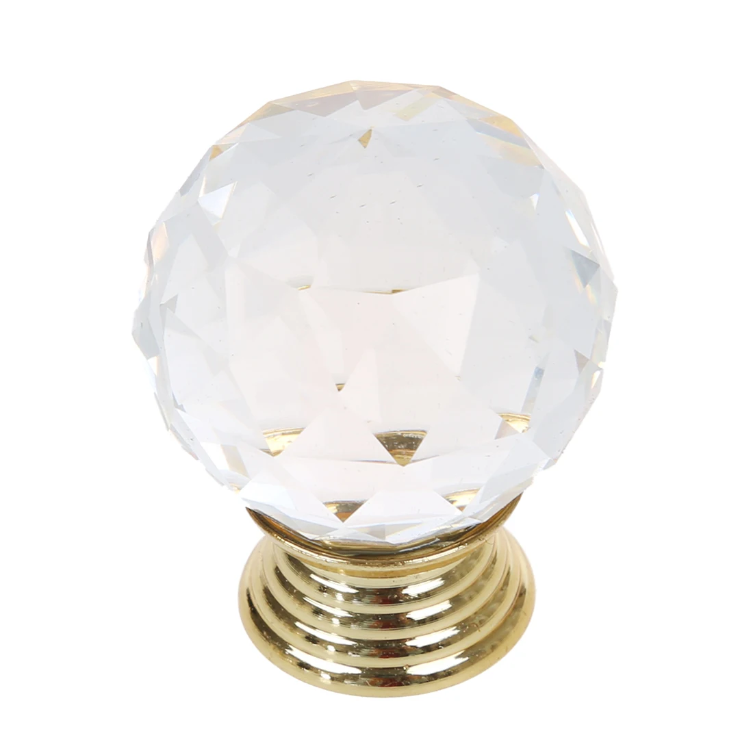 L68A  Handle Button 8Pcs Crystal Door Furniture Dore