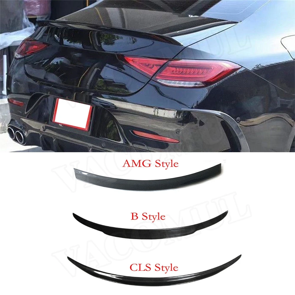 

VACOMUL Carbon Fiber Rear Trunk Spoiler Lip Wing for Mercedes Benz CLS Class C257 CLS260 300 350 450 CLS53 AMG 2019 UP Boot Lid