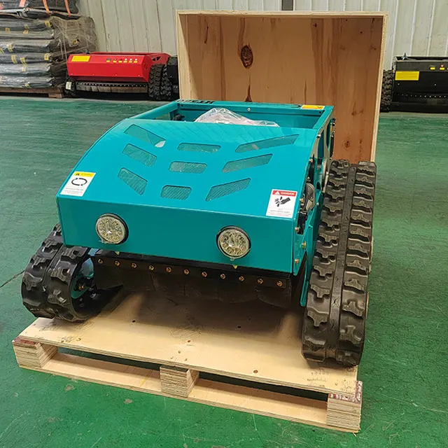 Automatic Mower for Dam Steep Slopes Remote Control Clearing and Weeding Machine for Lawn Care