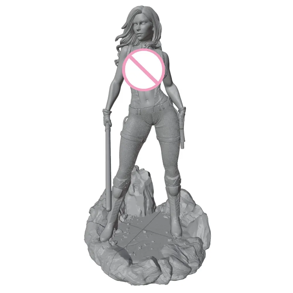 75mm—250mm Sexy Girl Resin Model Kits GK Miniature 3D Printed Gray Model Figurine DIY Doll Model Unassembled And Unpainted