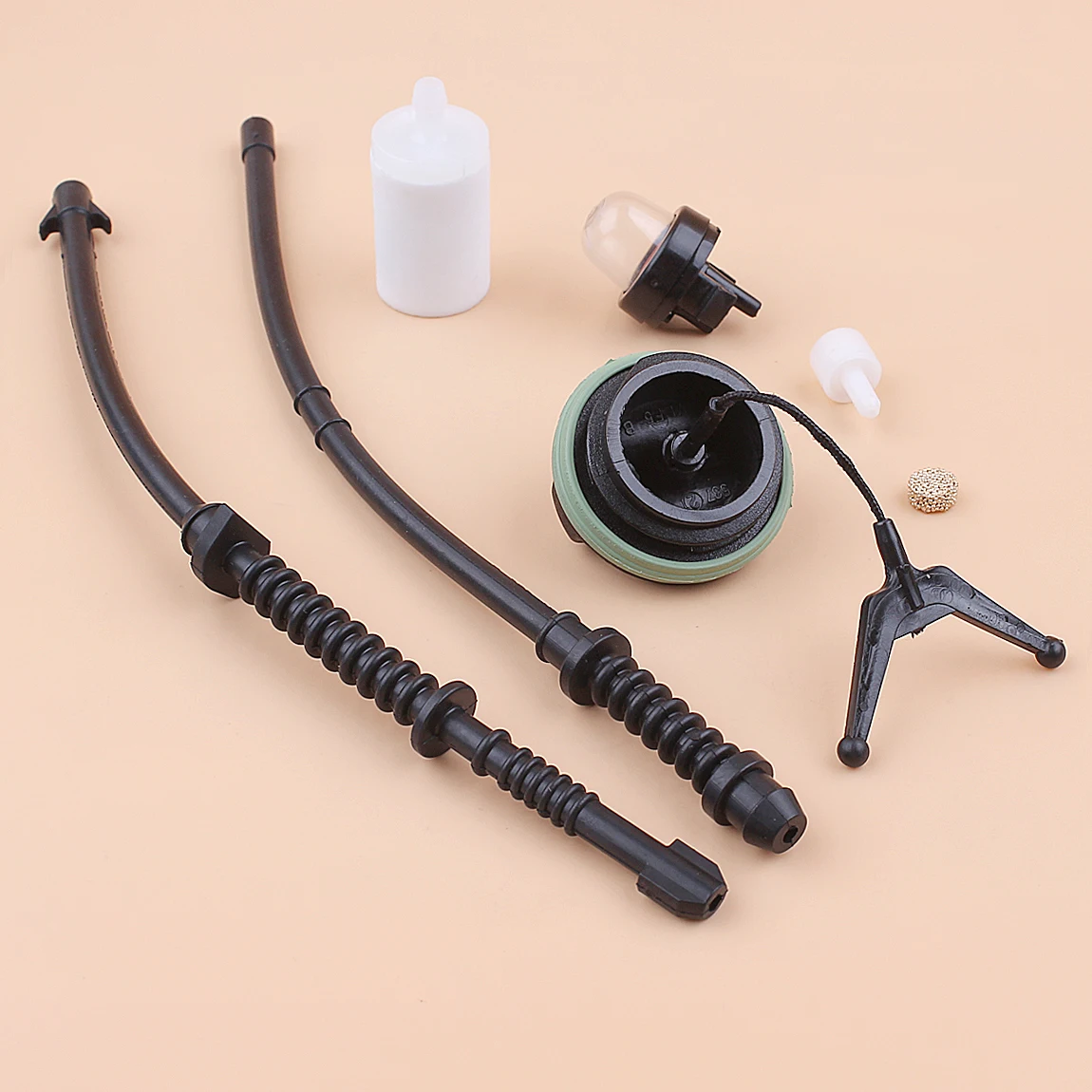 Linha de retorno gás combustível tampa do bulbo ventilação para husqvarna 445 445e 445e ii 450 450e 450 fazendeiro 135 135e 140 140e 142e 435 ferramentas jardim