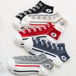 Women Funny Casual Socks Fashion Creative Denim Shoes Patterns Socks Japanese Women Soxs Spring Summer Autumn Korean Style