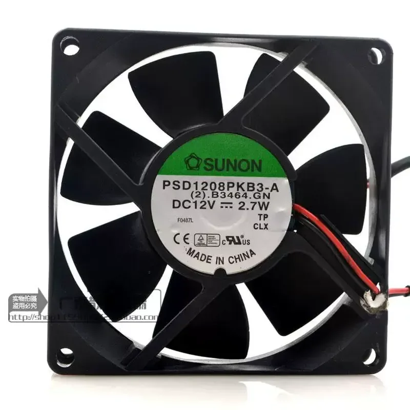 For Jianzhun SUNON PSD1208PKB3-A 12V 2.7W 80mm 8025 Server Chassis Cooling Fan
