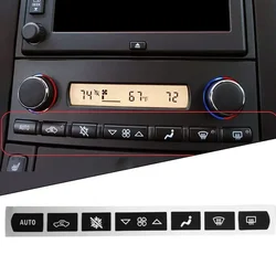 High Grade Vinyl Sticker Accessories A/C Climate Control Button Repair Decal Sticker For Corvette C6 2005,2006,2007,2008-2013