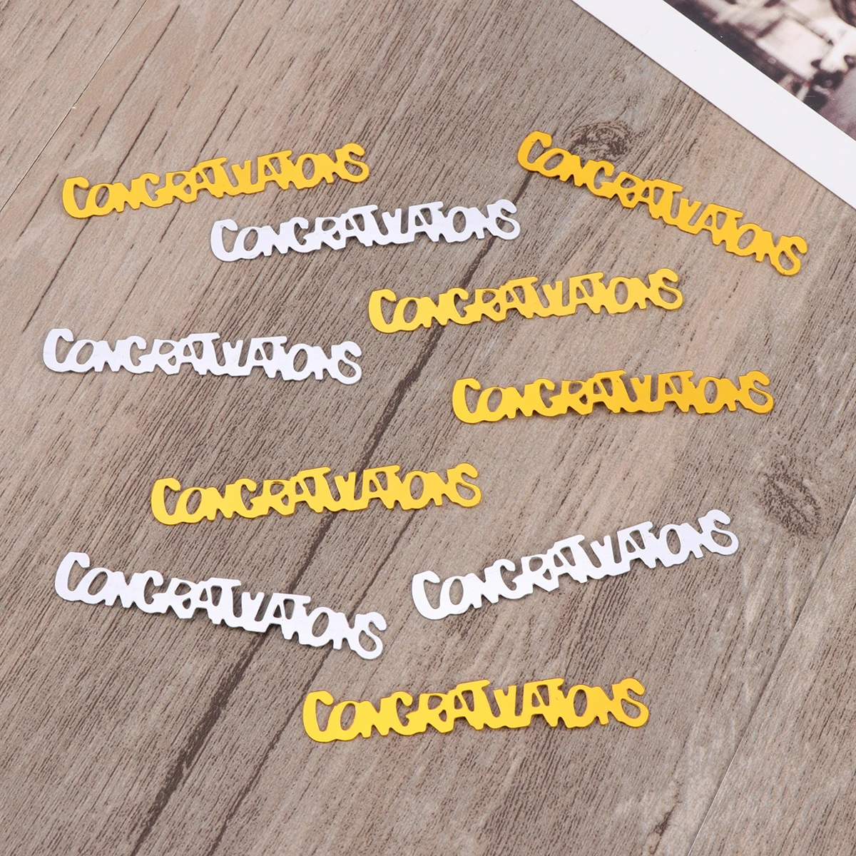 

College Graduation Party Confetti Decoration Decorations Dining Table for Graduations Decors