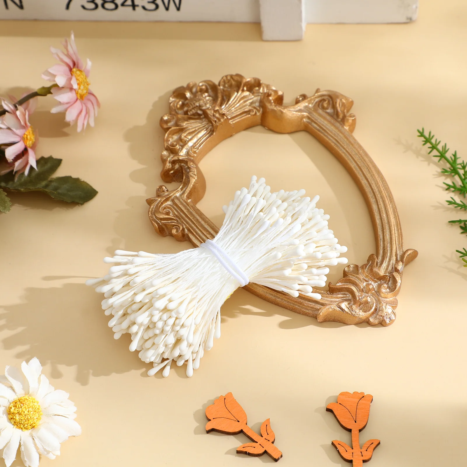 

/Set Artificial Stamens Double-Ended Pearlized Floral Buds For Craft Diy Decorations Flower Making Buds Stamens For Flower