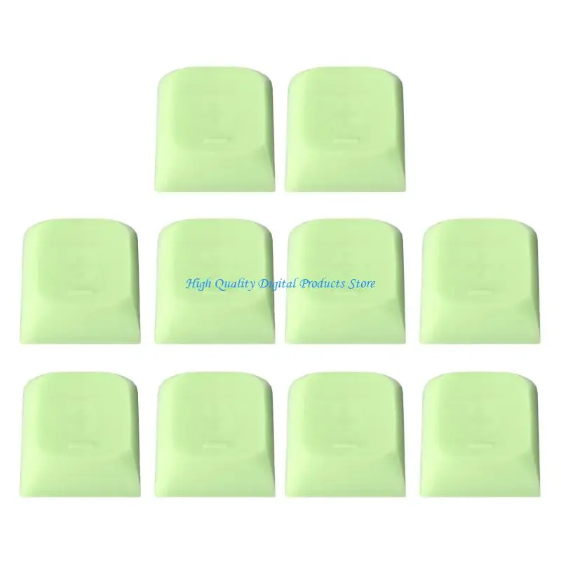 

U2JE 10pcs Melly Blank Keycaps имеет слепые точки идентификация для игр и программирования Механические клавиатуры