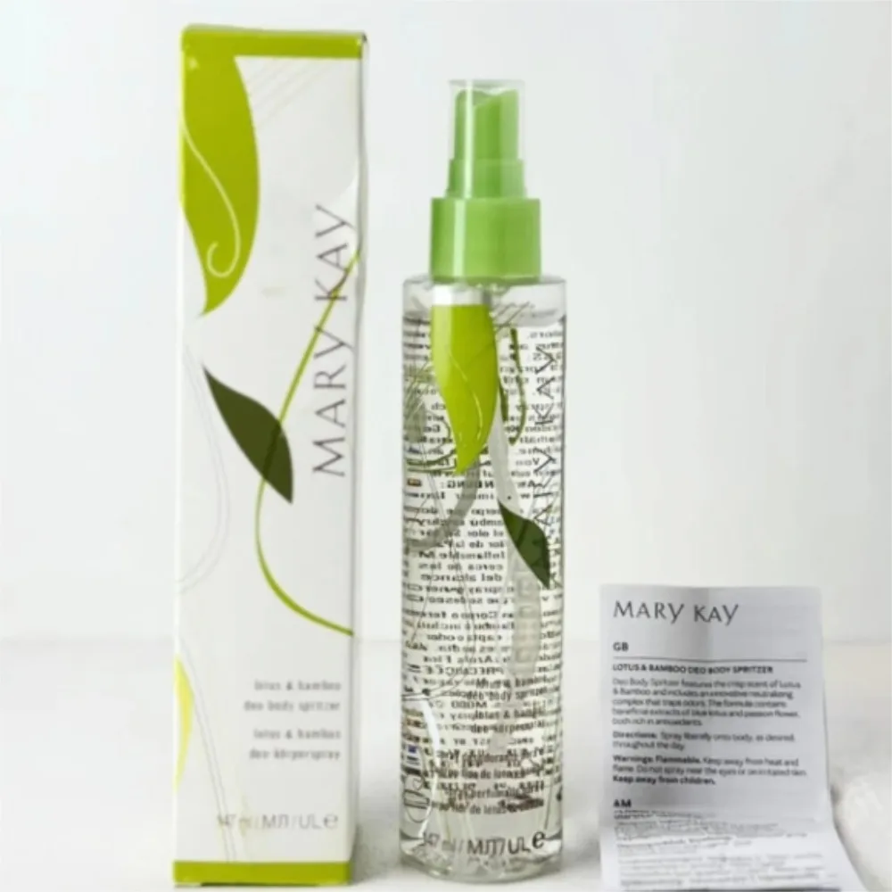 147ml Refreshing Fragrance Antioxidant Extract Spray Mary Kay Lotus Bamboo Deo Body Spritzer Brand Unisex Perfume Body Deodorant