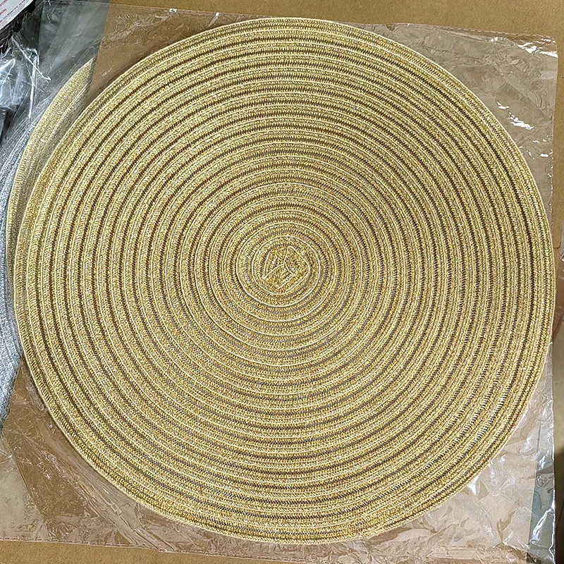 

Круглая изоляционная подкладка для рами, однотонные салфетки, льняные коврики для стола, термостойкий коврик, кухонные аксессуары, украшение, домашний коврик, подставка