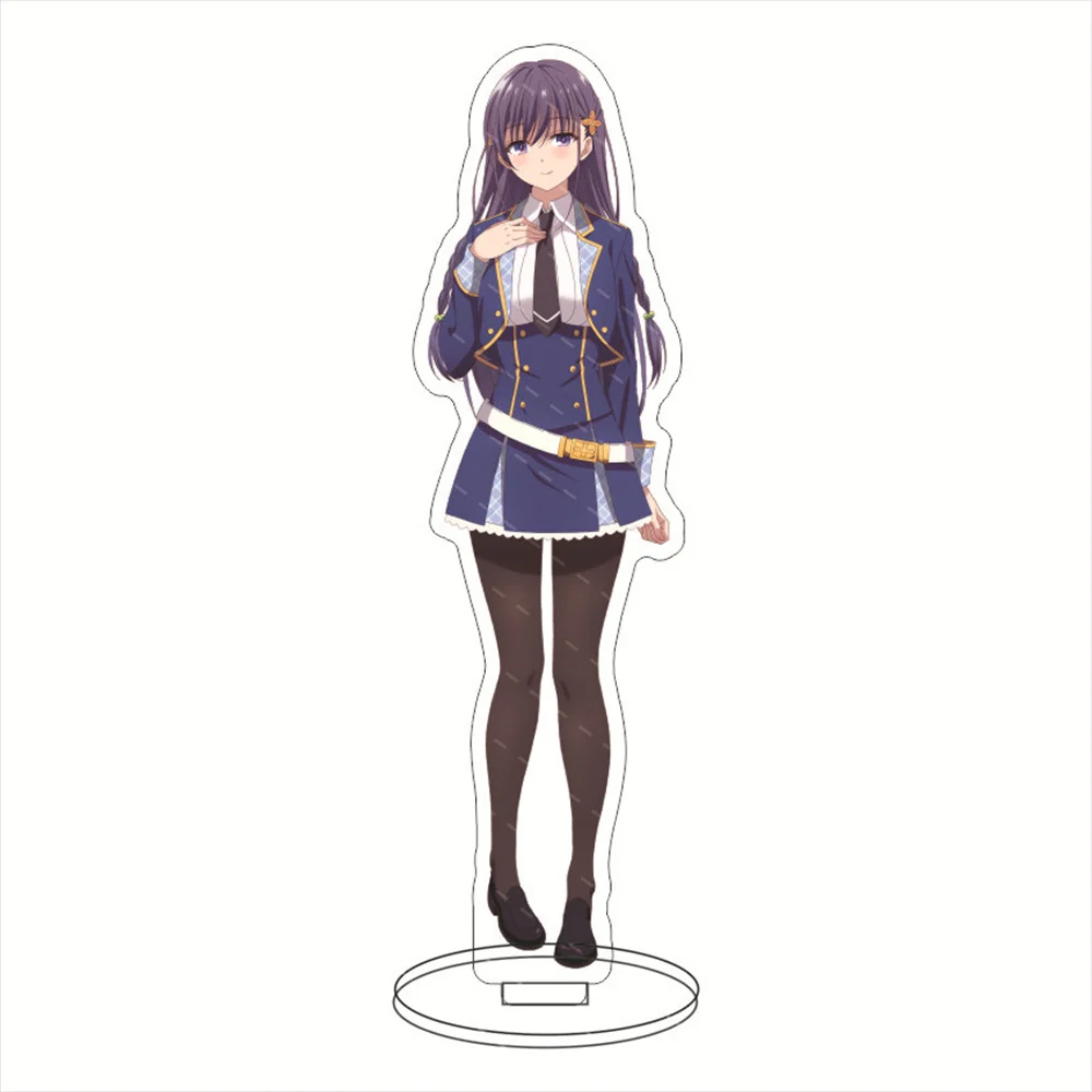 

New Anime The Demon Sword Master of Excalibur Academy Acrylic Stand Figure Display Anime Goods Collection Desk Decoration Gift