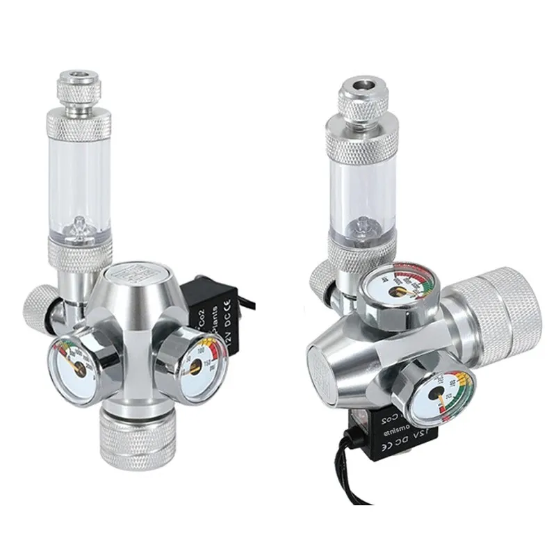 Novo Regulador de CO2 para Aquário DIY com Válvula Eletromagnética, Contador de Bolhas e Sistema de Controle de CO2 para Tanque de Peixes