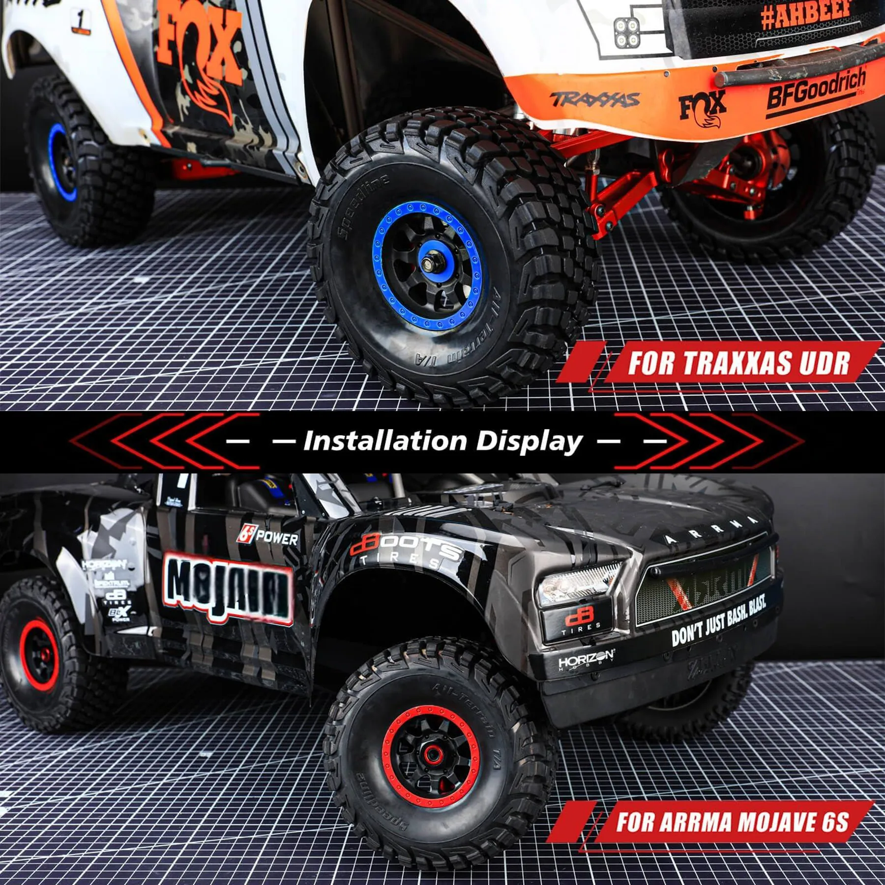 1/7 1/8 دورة قصيرة إطارات شاحنات إطارات العجلات 17 مللي متر عرافة ل 1:8 RC على الطرق الوعرة سيارة كيوشو HPI LOSI HSP GT2 محوري Traxxas Vkar Hobao