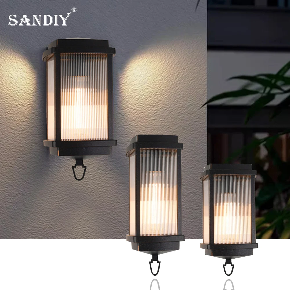 Wall Lamps Outdoor Waterproof Garden Lamps Balcony Villa Garden Gazebo Pillar Lamps Gate Terrace Aisle Outdoor Lamps and Lights