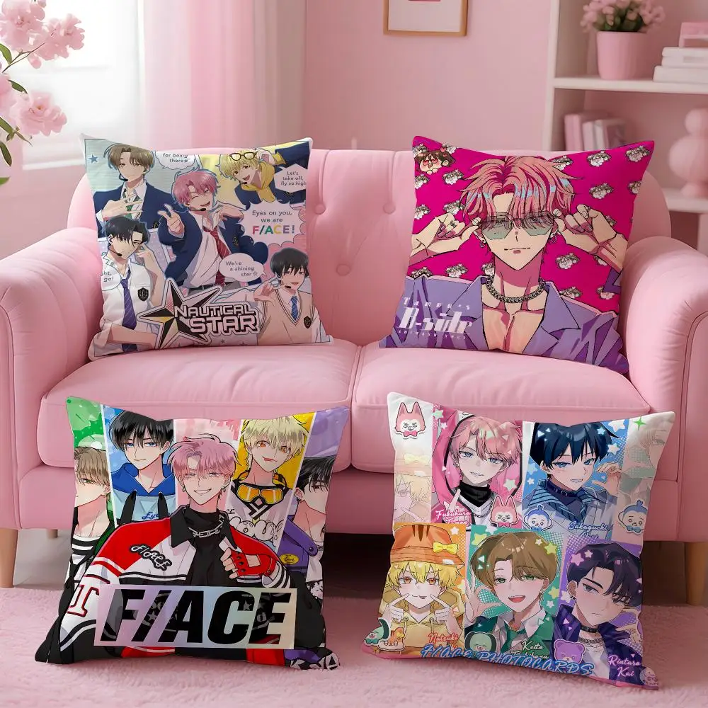 Popular Anime T-Tamon-kun Ima DotchiS Cushion Cover Comfortable Reversible Pillow Cover Ideal for Car Sofa Bedroom & Beyond