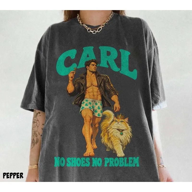 Dungeon Explorer Karl T-shirt Punk Aesthetic Y2K Pattern T-shirt for Both Men and Women