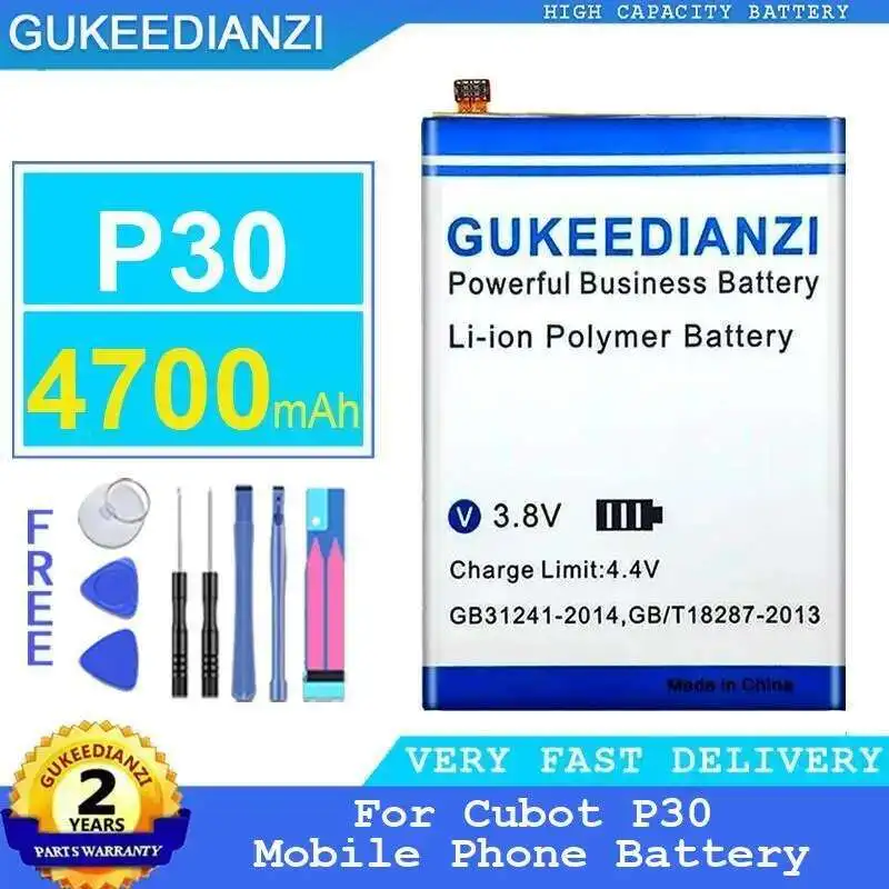 

Mobile Phone Battery 4700Mah High-Efficiency Reliable Power Supply For Cubot P30
