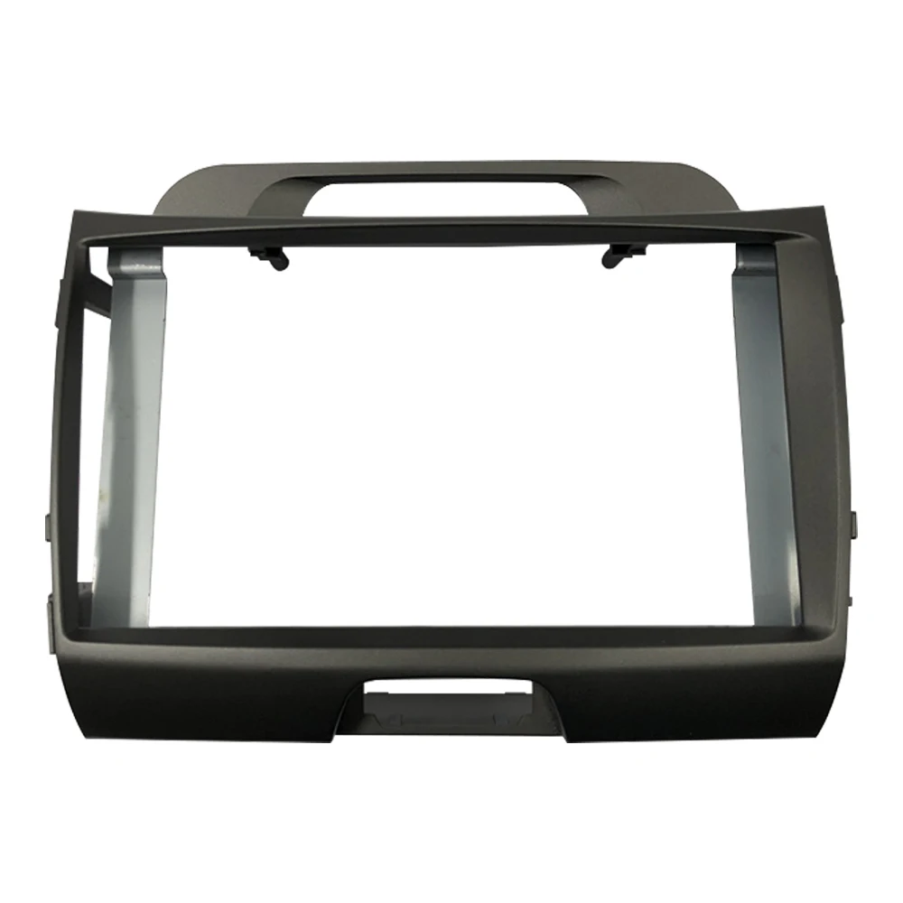 9 inch Car Radio Fascia for KIA SPORTAGE 2010-2015 Stereo Panel Dash Installation Kit Double Din Frame GPS DVD Bezel view 2